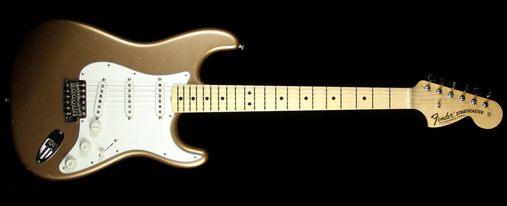 Used 2015 Fender Custom Shop Builder Select Greg Fessler 1969 Stratocaster Electric Guitar Firemist Gold Metallic — 2