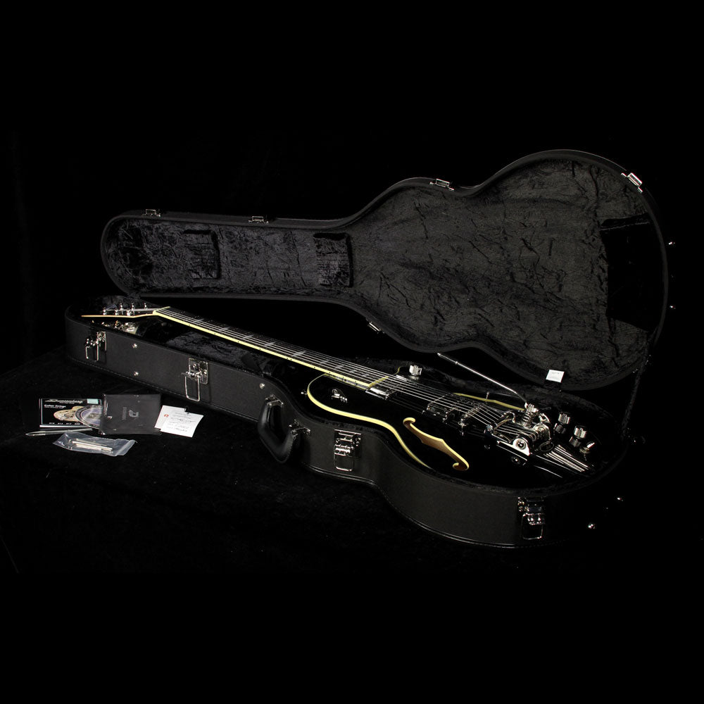 Used 2016 Duesenberg Starplayer TV Deluxe Semi-Hollowbody Electric Guitar Black — 4