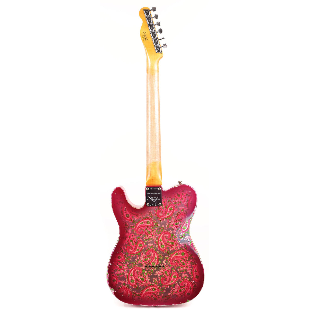 Fender Custom Shop Limited Edition 1972 Telecaster Thinline Heavy Relic Pink Paisley 2022 — 3