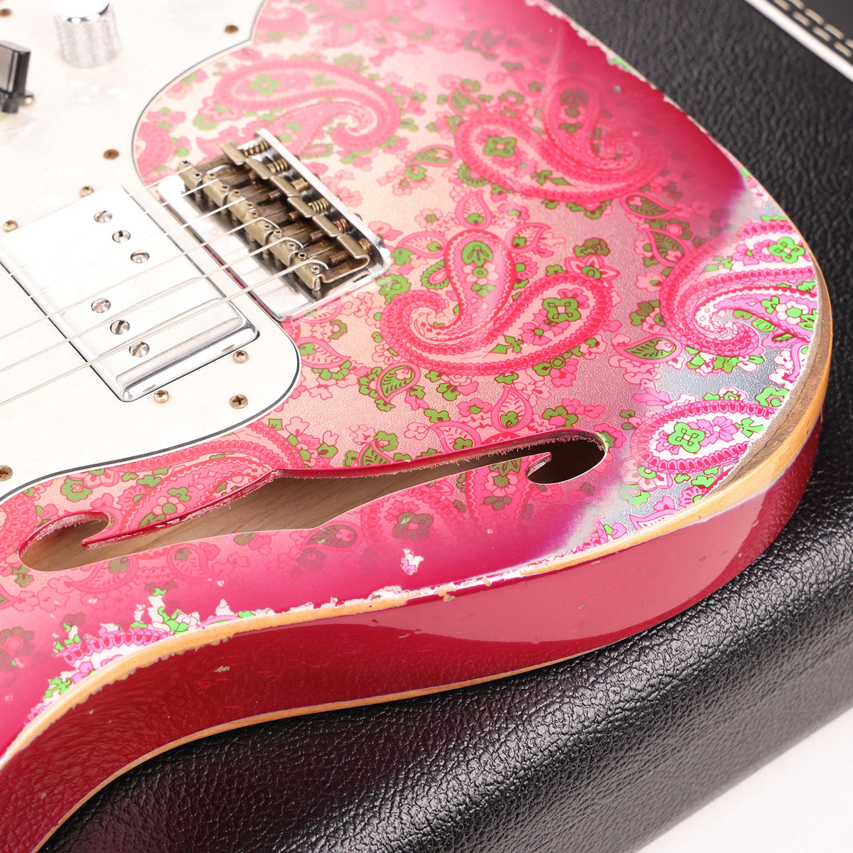 Fender Custom Shop Limited Edition 1972 Telecaster Thinline Heavy Relic Pink Paisley 2022 — 7