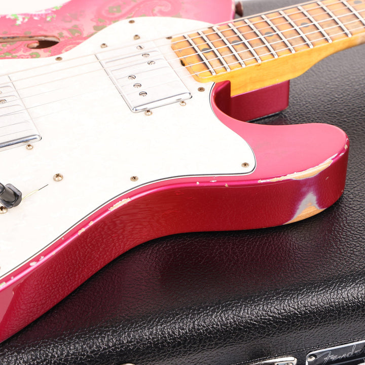 Fender Custom Shop Limited Edition 1972 Telecaster Thinline Heavy Relic Pink Paisley 2022