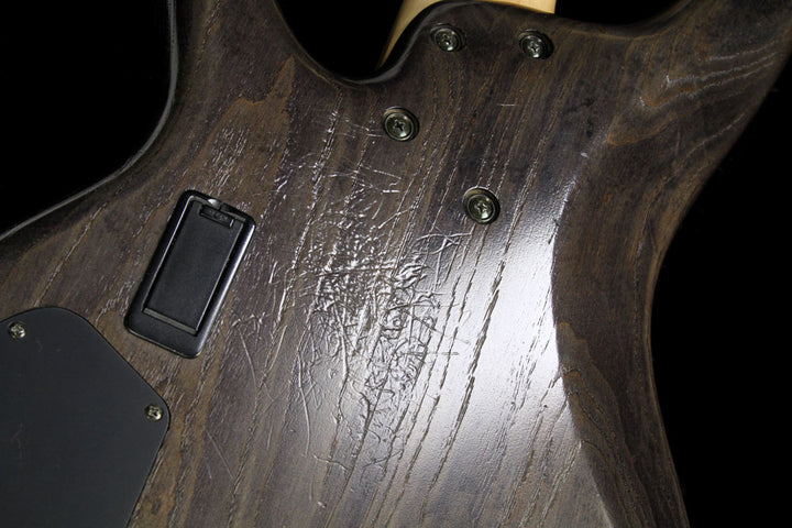 Used 2001 Ibanez Prestige GWB2 Gary Willis Signature Five-String Electric Bass Guitar Transparent Black