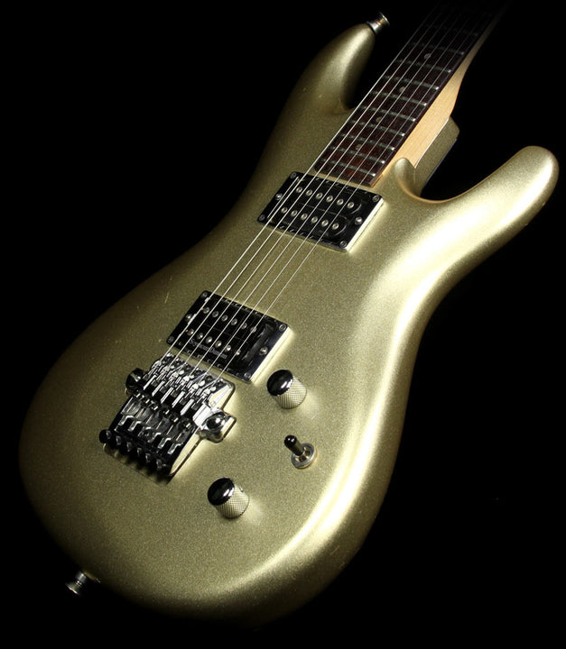 Used 2002 Ibanez JS2000 Hardtail Joe Satriani Electric Guitar Champagne Gold