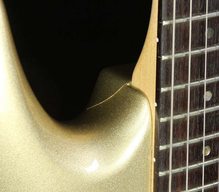 Used 2002 Ibanez JS2000 Hardtail Joe Satriani Electric Guitar Champagne Gold