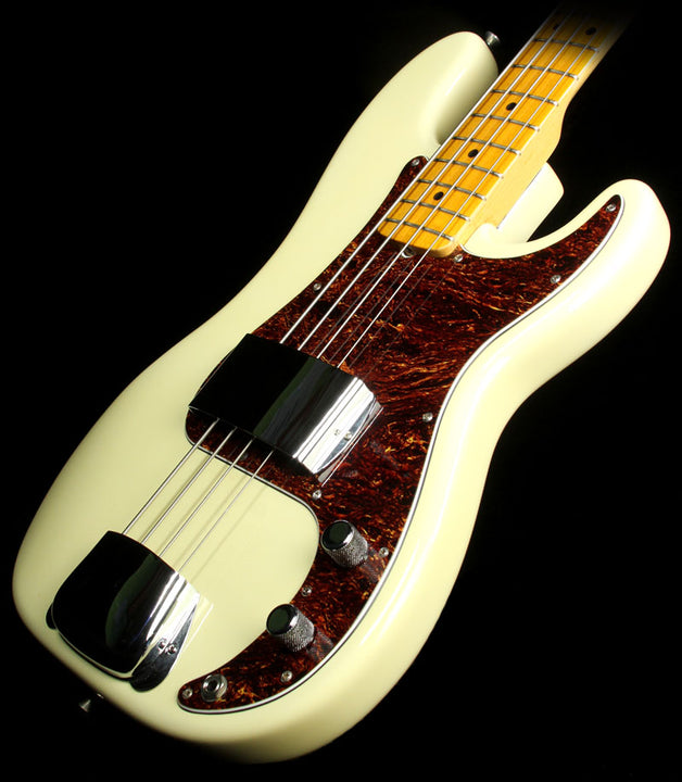 Used 1973 Fender Precision Bass Electric Bass Guitar Vintage White