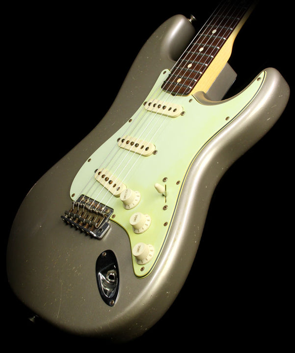 Used 2011 Fender Custom Shop 1960 Relic Stratocaster Reissue Electric Guitar Shoreline Gold