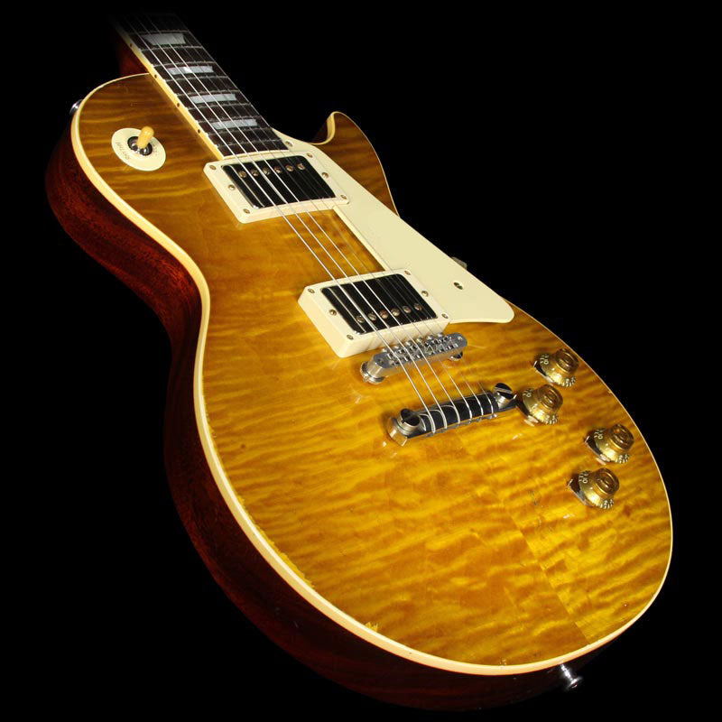 Used 2015 Gibson Custom Shop Murphy Aged True Historic 1959 Les Paul Reissue Electric Guitar Aged Lemonburst — 1
