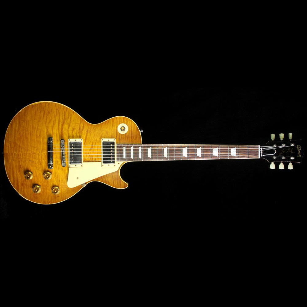 Used 2015 Gibson Custom Shop Murphy Aged True Historic 1959 Les Paul Reissue Electric Guitar Aged Lemonburst — 2