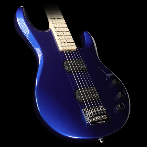 Ernie Ball Music Man Silhouette Electric Bass Guitar Blue Pearl
