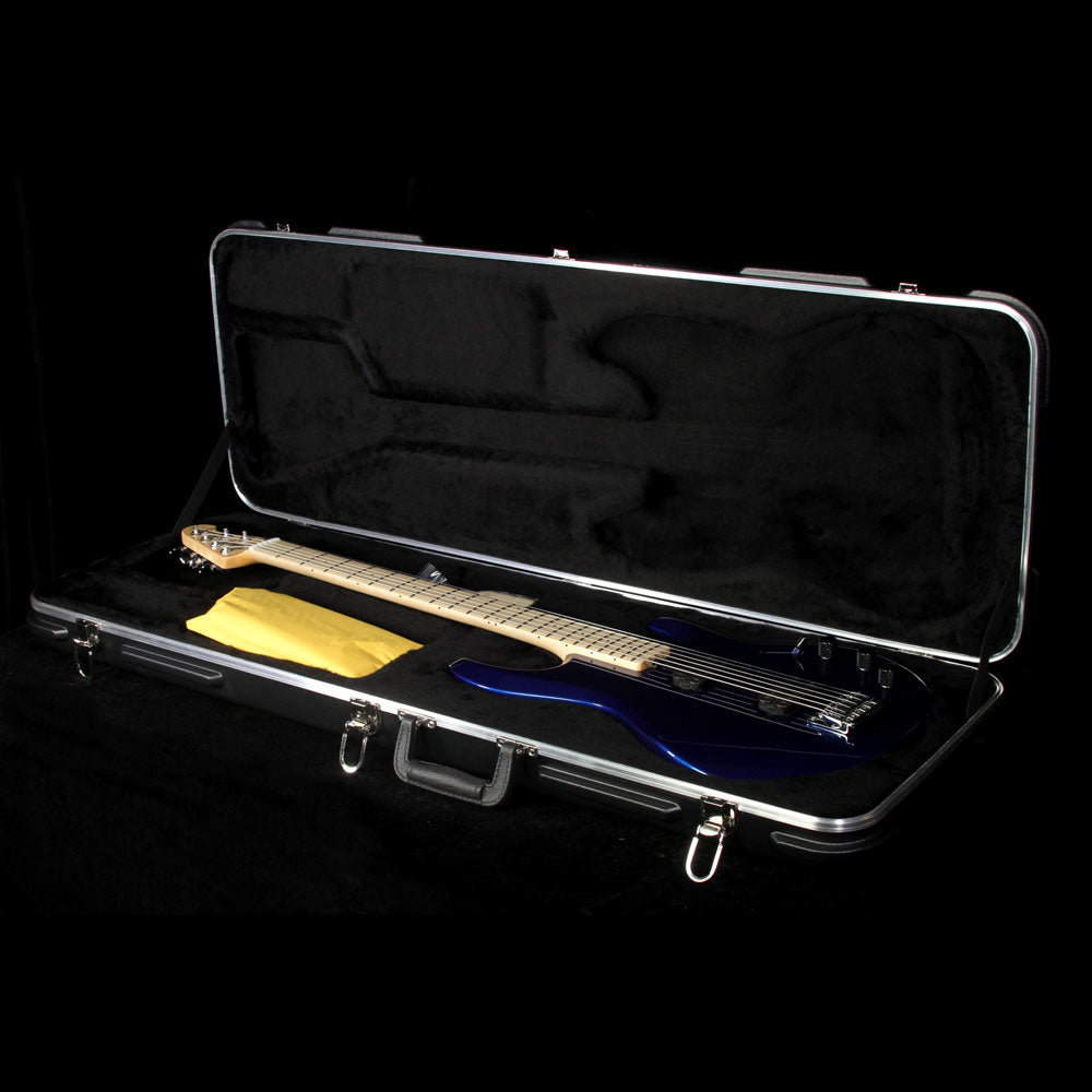 Ernie Ball Music Man Silhouette Electric Bass Guitar Blue Pearl — 4