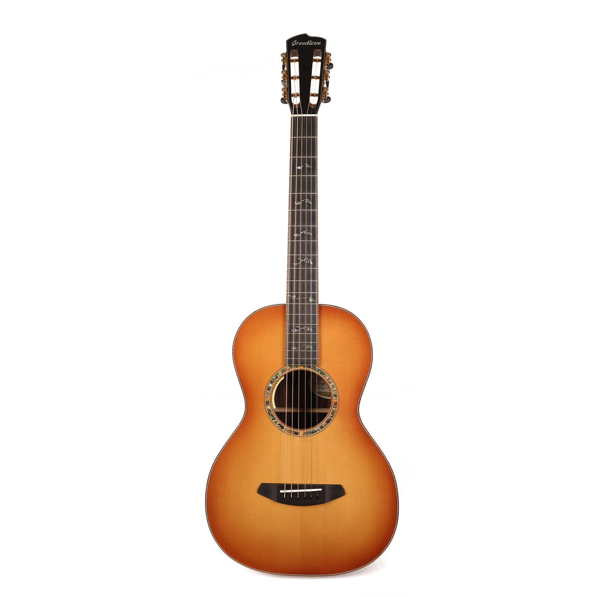 Breedlove Master Class Parlor Acoustic-Electric Tea Burst Used — 2