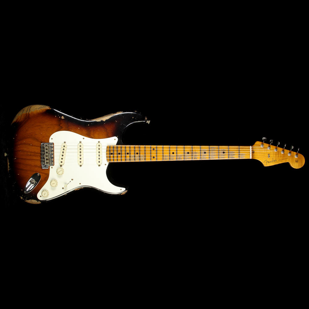 Fender Custom Shop 1956 Roasted Ash Stratocaster Heavy Relic Electric Guitar 2-Tone Sunburst — 2