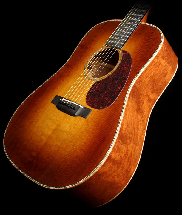 Used 2012 Martin Custom Shop D-28 Quilted Bubinga Acoustic Guitar Amber Sunburst
