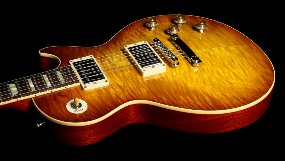 Used 2014 Gibson Custom Shop 1959 Les Paul Reissue Electric Guitar Iced Tea Gloss — 4