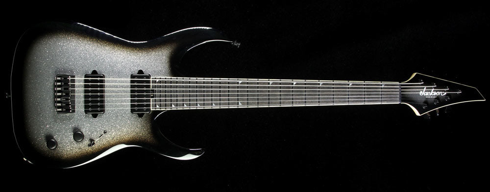 Jackson Misha Mansoor Signature Juggernaut HT7 Electric Guitar Silverburst Sparkle — 2