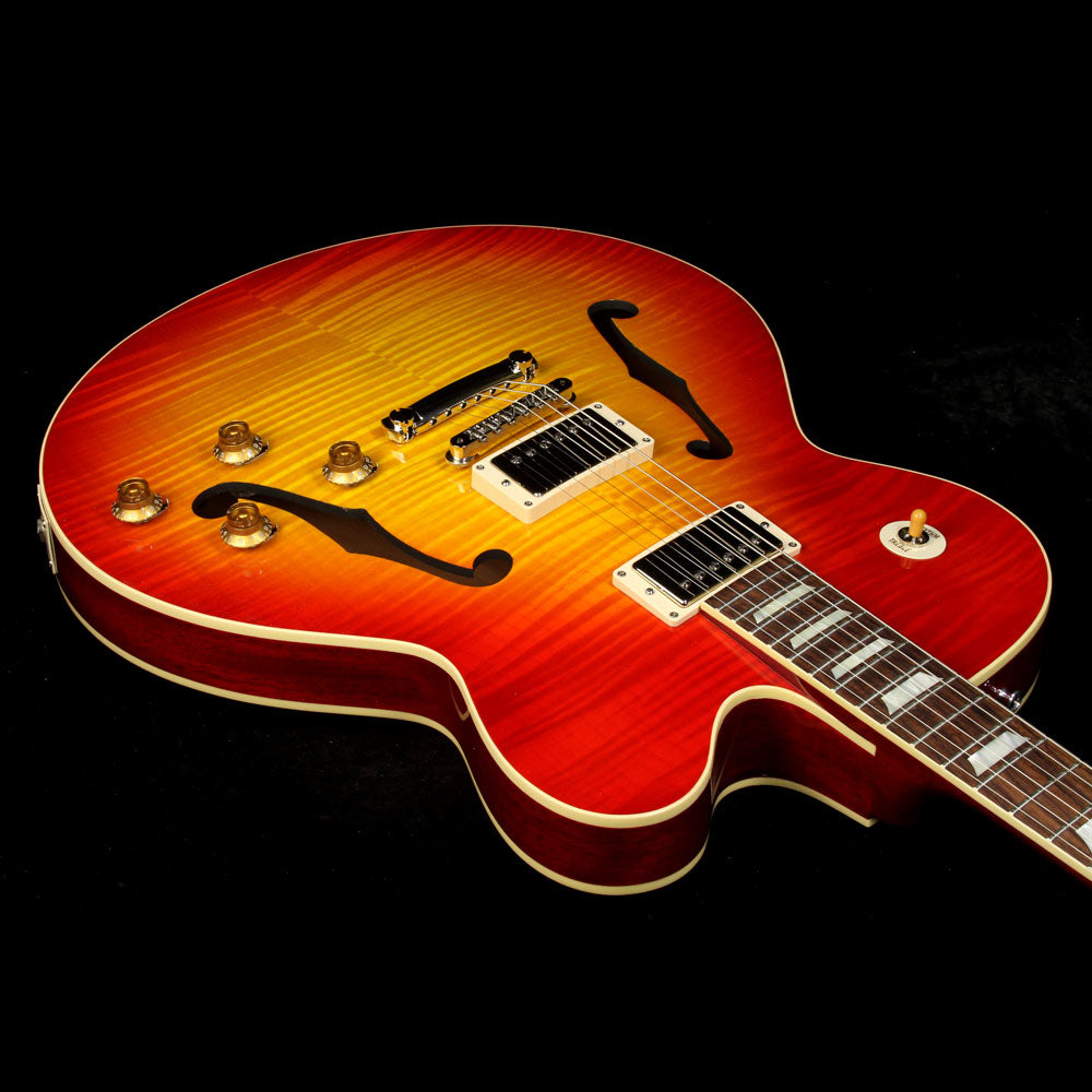 Used Gibson Custom Shop L-9 Archtop Electric Guitar Heritage Cherry Sunburst — 5