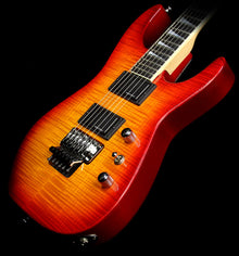 Used 2007 Jackson USA Select DK1 Dinky Flame Maple Electric Guitar Burnt Cherry Burst