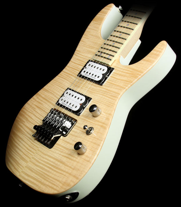 Used 2013 Jackson Custom Shop DK1 Dinky Flame Maple Electric Guitar Natural
