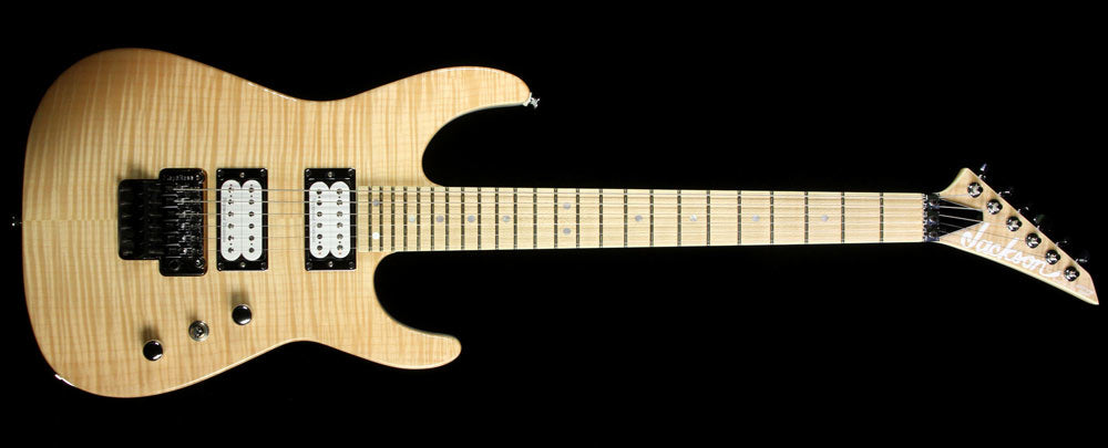 Used 2013 Jackson Custom Shop DK1 Dinky Flame Maple Electric Guitar Natural — 2