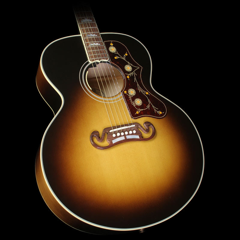 Used Gibson SJ-200 Standard Acoustic-Electric Guitar Vintage Sunburst — 1