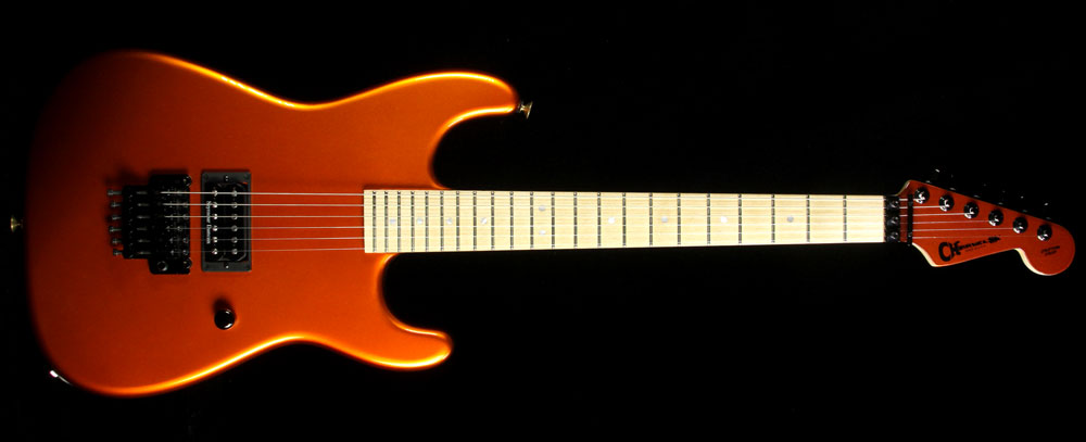Used 2008 Charvel Custom Shop San Dimas H1 Electric Guitar Candy Tangerine — 2