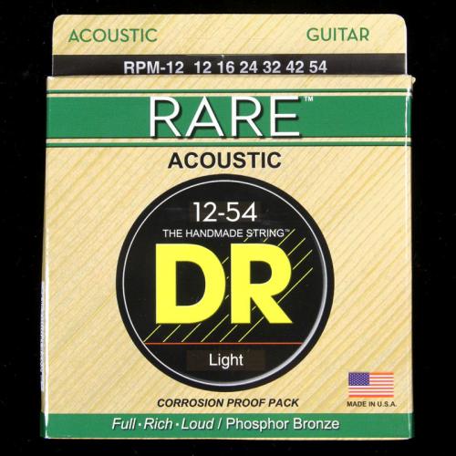 DR Phosphor Bronze Acoustic Guitar Strings (12-54)