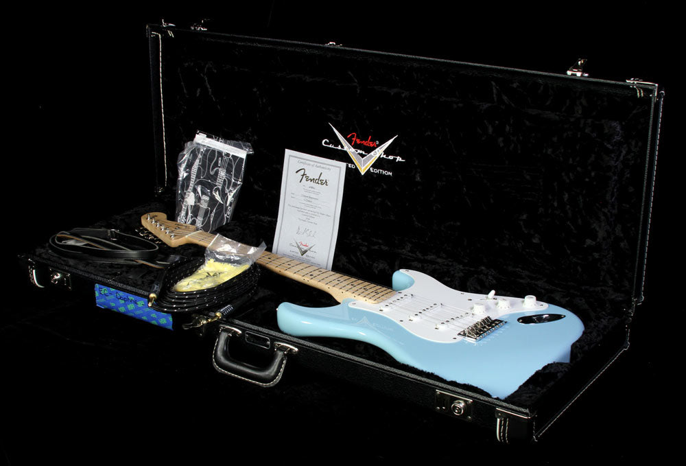 Used 2010 Fender Custom Shop Eric Clapton Signature Stratocaster Electric Guitar Daphne Blue — 4