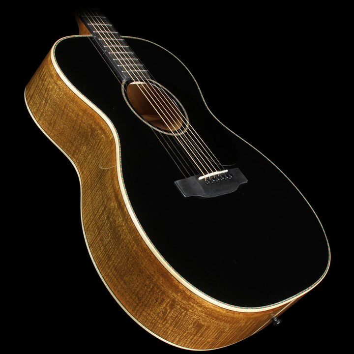 Martin Custom Shop 000-18 Figured Mahogany Acoustic Guitar Black Top