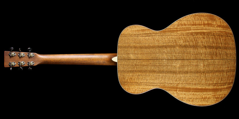 Martin Custom Shop 000-18 Figured Mahogany Acoustic Guitar Black Top — 3