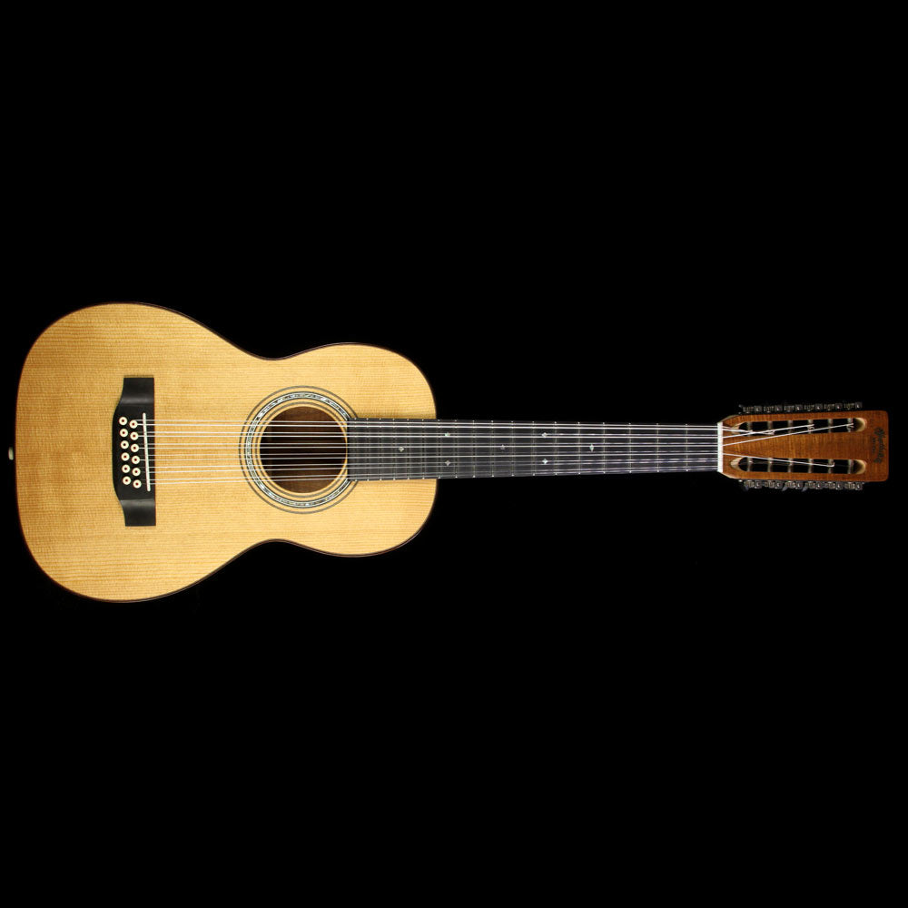 Martin Custom Shop 5 Terz 12-String Figured Koa Acoustic Guitar Natural — 2