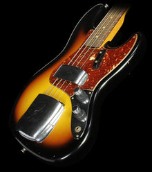Used 2015 Fender Custom Shop 1960 Journeyman Relic Jazz Bass Electric Bass Guitar Three-Tone Sunburst