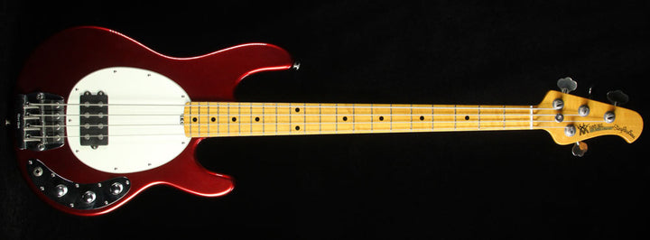 Used Ernie Ball Music Man StingRay Classic Electric Bass Guitar Candy Apple Red