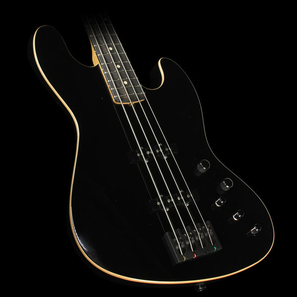Used 2015 Suhr Classic J Swamp Ash Electric Bass Guitar Black