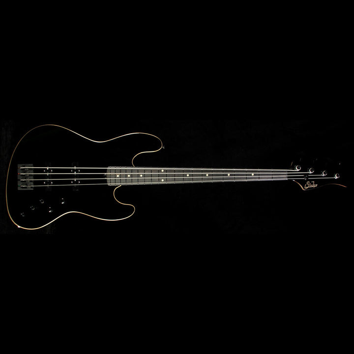 Used 2015 Suhr Classic J Swamp Ash Electric Bass Guitar Black