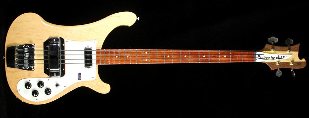 Used 2010 Rickenbacker 4001C64 Electric Bass Guitar Mapleglo | The