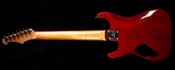 Lipe Virtuoso 7 Fanned Fret Curly Maple Seven String Electric Guitar Fireburst