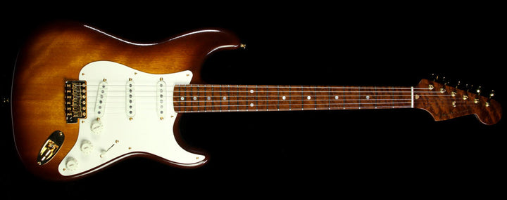 Fender Custom Shop Artisan Okoume Stratocaster Electric Guitar Chocolate 2-Color Sunburst