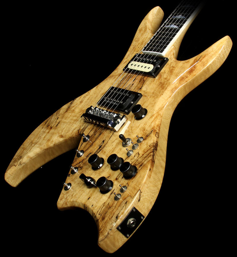 Used B.C. Rich USA One-Off Korina Bich Spalted Top 10-String Electric Guitar — 1