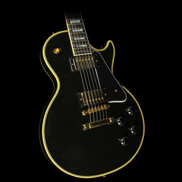 Used 2015 Gibson Custom Shop True Historic 1957 Les Paul Custom Reissue Electric Guitar Ebony