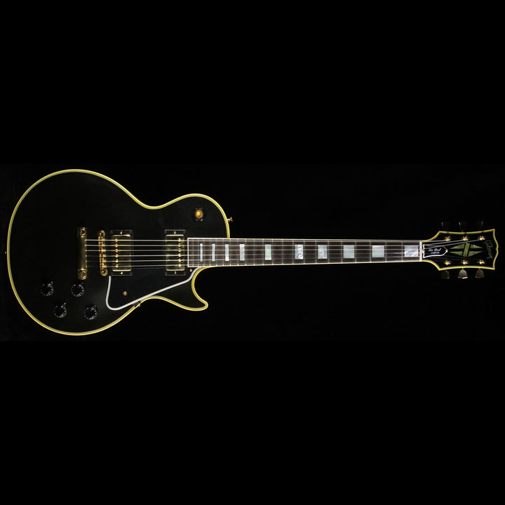 Used 2015 Gibson Custom Shop True Historic 1957 Les Paul Custom Reissue Electric Guitar Ebony