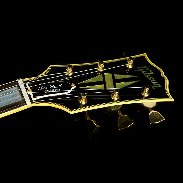 Used 2015 Gibson Custom Shop True Historic 1957 Les Paul Custom Reissue Electric Guitar Ebony