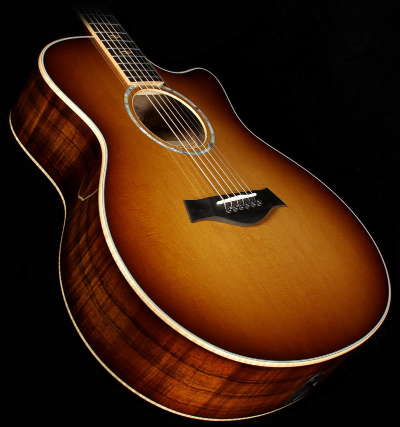 Used 2015 Taylor K16ce Limited Edition Grand Symphony Hawaiian Koa Acoustic Guitar Shaded Edgeburst — 1