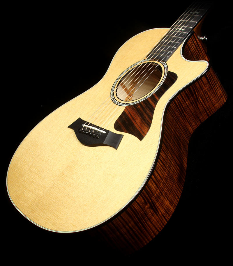 Used Taylor 612ce Grand Concert Acoustic Guitar Brown Sugar Stain — 1