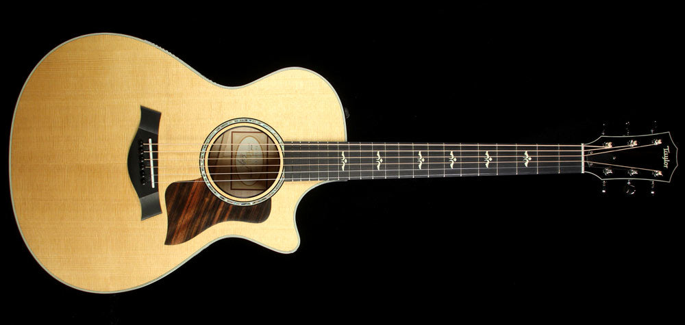 Used Taylor 612ce Grand Concert Acoustic Guitar Brown Sugar Stain — 2