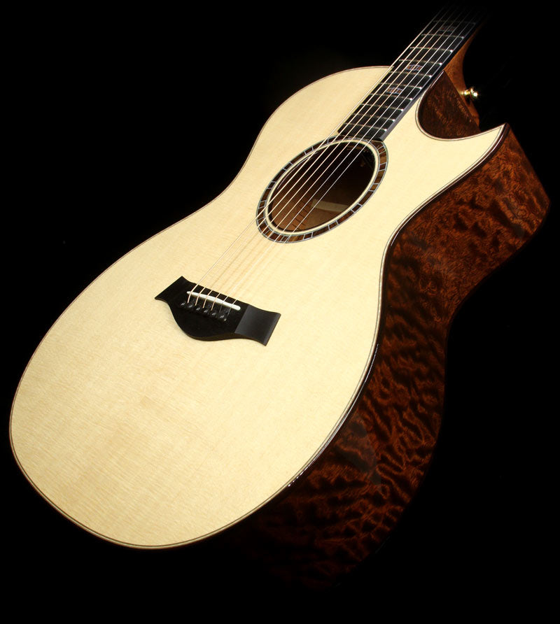 Taylor 514ce 2015 Limited Edition Quilted Sapele Grand Auditorium Acoustic Guitar Natural — 1