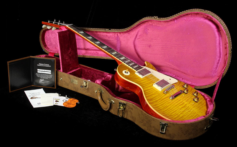 Used 2013 Gibson Custom Shop 1959 Les Paul Reissue Electric Guitar Lemonburst — 5