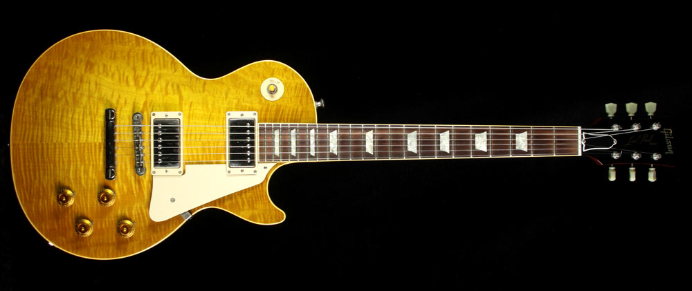 Used 1997 Gibson Custom Shop 1958 Les Paul Historic Reissue Electric Guitar Lemonburst — 2