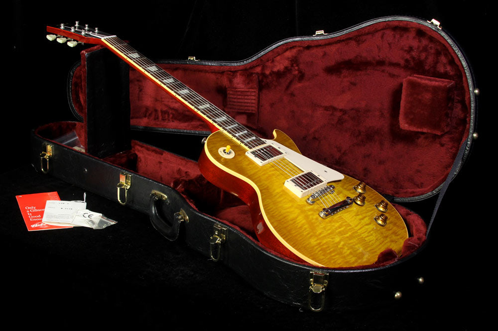Used 1997 Gibson Custom Shop 1958 Les Paul Historic Reissue Electric Guitar Lemonburst — 5