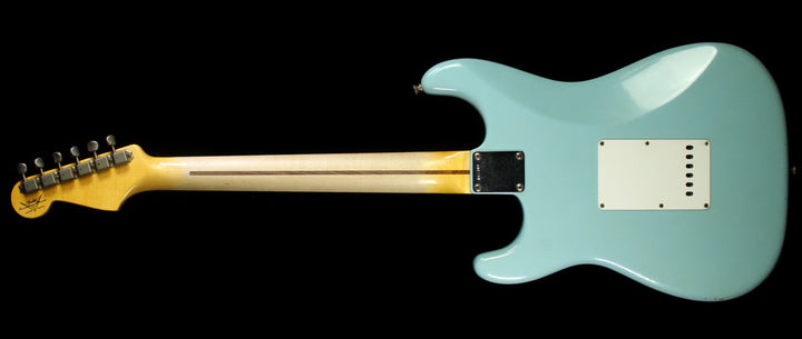 Used 2012 Fender Custom Shop 1957 Relic Stratocaster Reissue Electric Guitar Daphne Blue