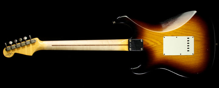 Used 2011 Fender Custom Shop 1957 Relic Wildwood 10 Stratocaster Reissue Electric Guitar Two-Tone Sunburst